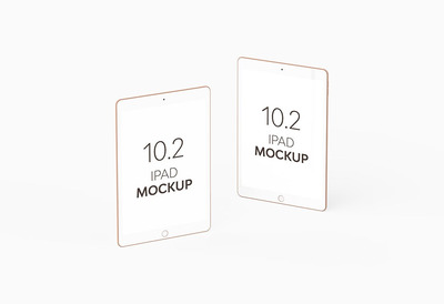 苹果iPad 10.2 产品样机 (PSD)