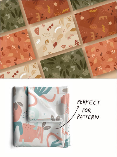 抽象手绘图案Procreate笔刷(brushset)