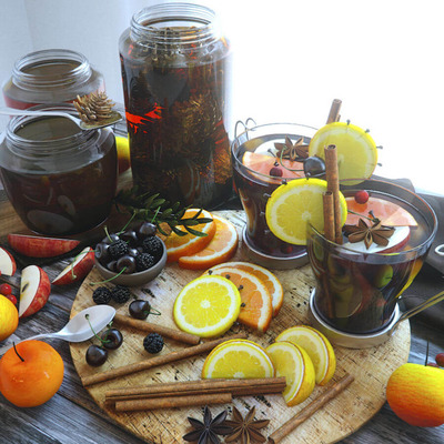 水果和果汁3D模型（OBJ,FBX,MAX）