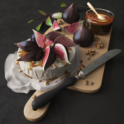 无花果和蜂蜜3D模型（OBJ,FBX,MAX）