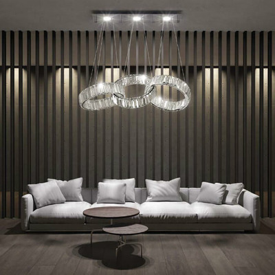 奥林匹克环形吸顶灯3D模型（OBJ,FBX,MAX）