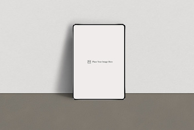 银色iPad平板产品模型(PSD)