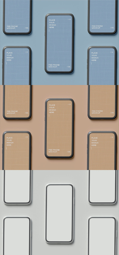 智能手机产品样机(PSD)