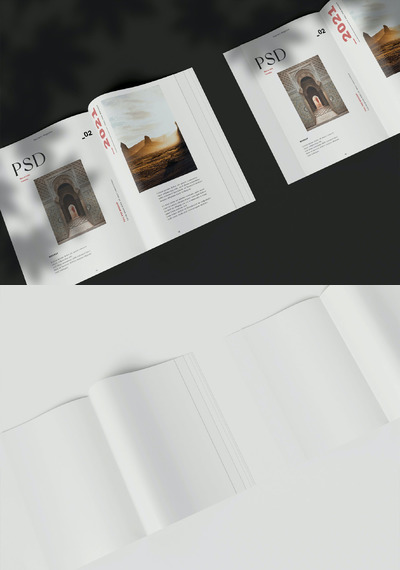 杂志演示设计模型(PSD)
