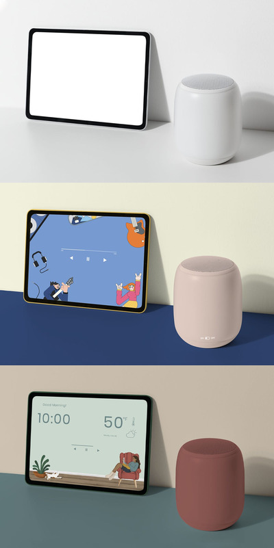 平板电脑屏幕与智能扬声器样机(PSD)