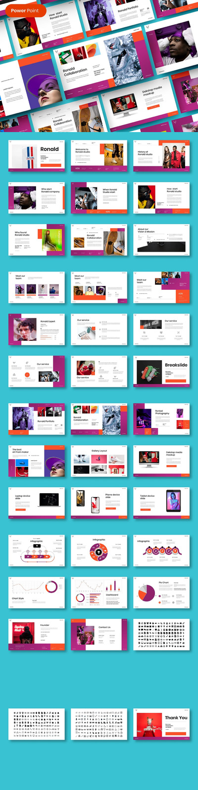 时尚高端清新简约多用途的商业商务质感提案powerpoint幻灯片演示模板（pptx）