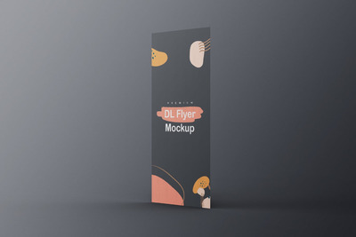 易拉宝海报设计展示样机 (PSD)