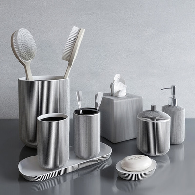 洗漱用品套装3D模型（OBJ,FBX,MAX）