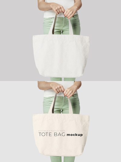 极简环保袋设计样机(PSD)