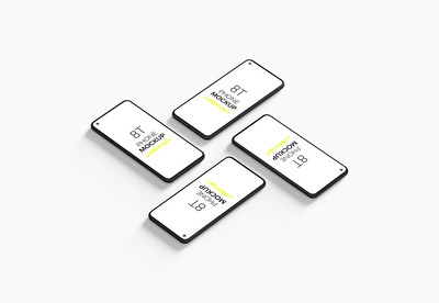 高端8T全面屏手机样机(PSD)