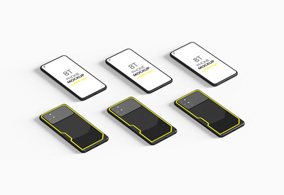 8T赛博朋克手机模型(PSD)