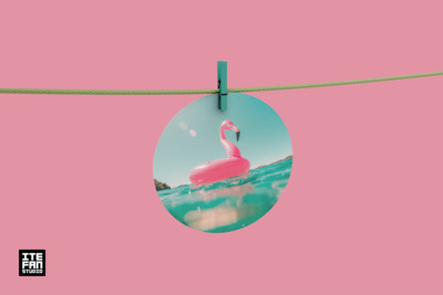 悬挂的圆形快照模型 (PSD)