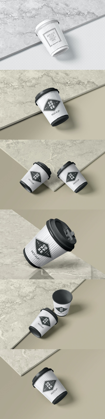 一次性咖啡杯模型(PSD)