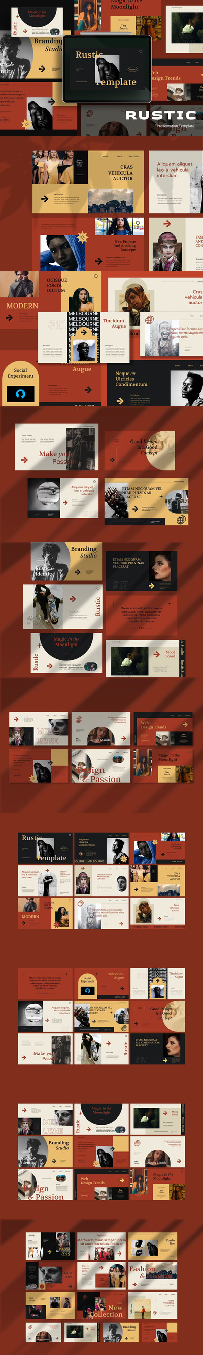 时尚高端专业的优雅高品质powerpoint幻灯片演示模板（pptx）