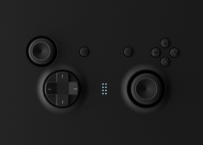暗黑背景游戏手柄按钮图片素材 (jpg)
