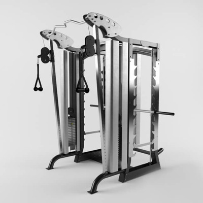 引体向上拉伸全套健身器材3D模型（OBJ,FBX,MAX）