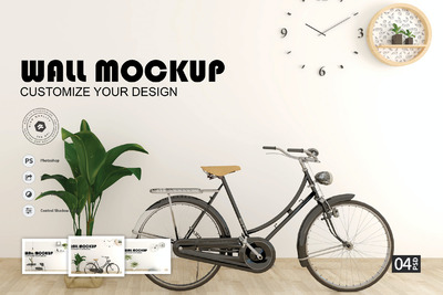 现实室内墙壁装饰样机vol.01(PSD)