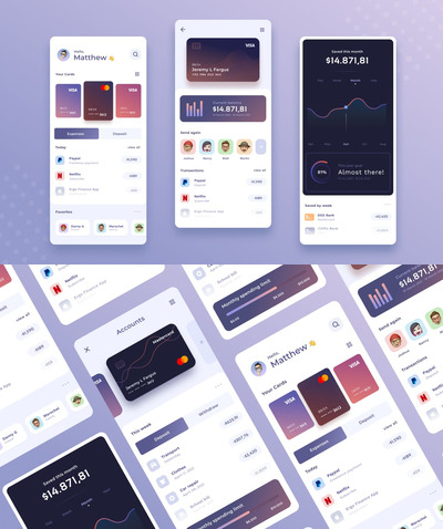 金融银行UI程序工具包(FIG,SKETCH,XD)