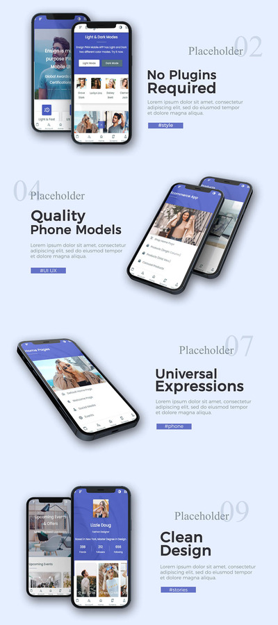 简单的App应用程序演示介绍展示视频AE模板[aep]