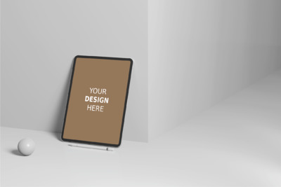 高端平板iPad展示样机 (PSD)