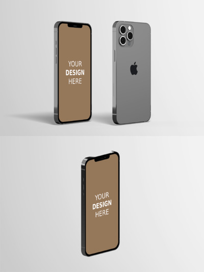 Iphone 12 Pro高端手机样机(PSD)