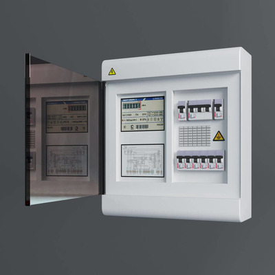 电路开关板3D模型（OBJ,FBX,MAX）