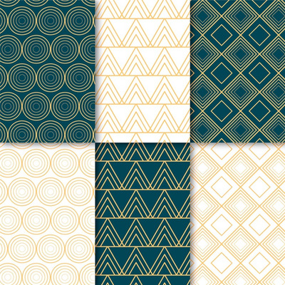 极简几何图案背景素材集[ai,eps]