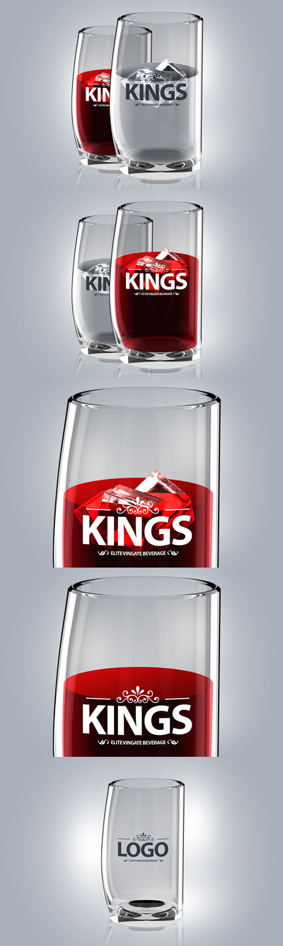 玻璃标志产品PSD模型 (PSD)