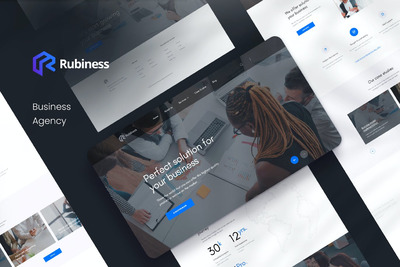 Rubiness商业网站PSD模板(PSD)