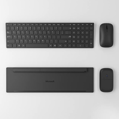 微软Designer无线蓝牙键盘鼠标3D模型（OBJ,FBX,MAX）