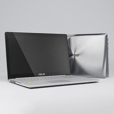 华硕Zenbook Pro UX501笔记本电脑3D模型（OBJ,FBX,MAX）