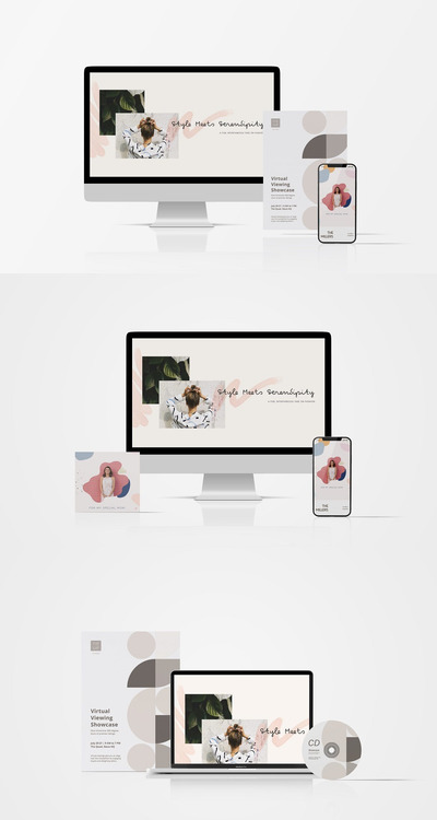 响应式电脑展示样机 (PSD,PDF,JPG)