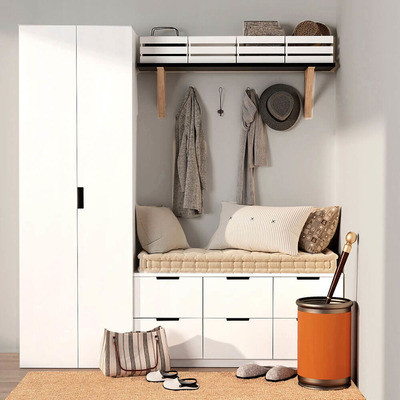 入户组合柜和置物架3D模型（OBJ,FBX,MAX）