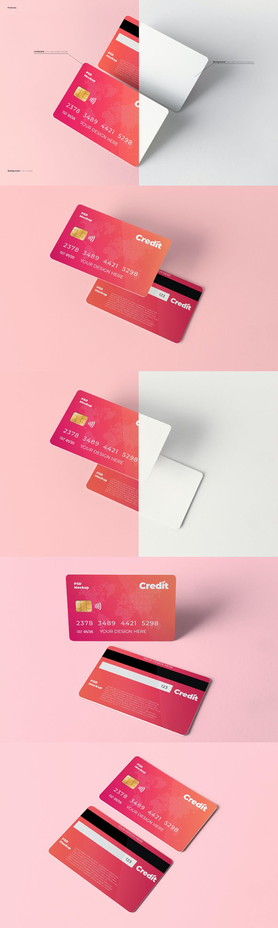 信用卡IC卡设计样机 (PSD)