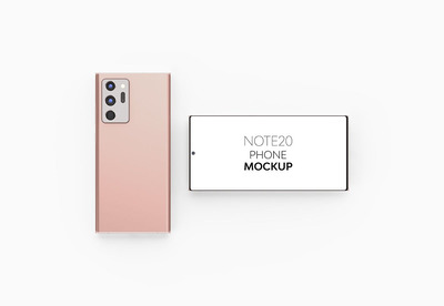 Note20 安卓手机样机 (PSD)