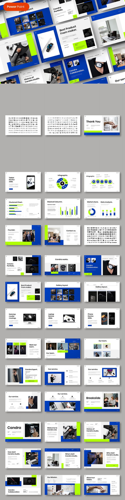 高品质的专业时尚高端商业商务powerpoint幻灯片演示模板（pptx）