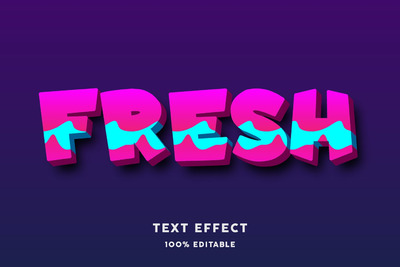 强烈的粗体文字效果(AI,EPS)