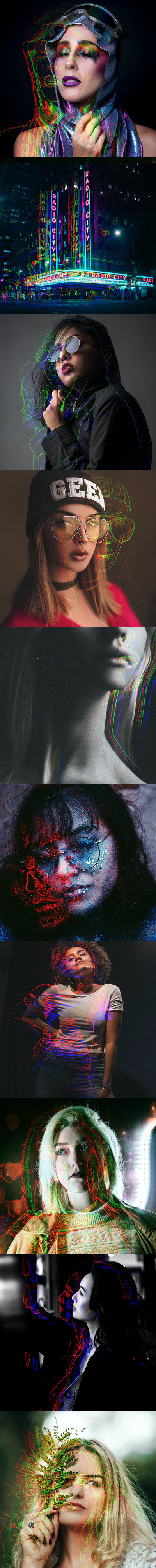 空灵照片绘画动作集