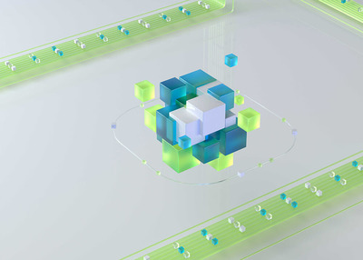 抽象几何亚克力方块背景图片素材 (jpg)