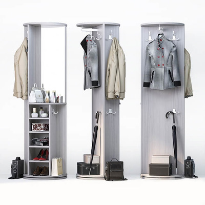 小型四合一衣柜3D模型（OBJ,FBX,MAX）