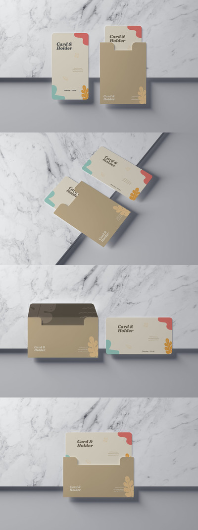 卡片和持有人模型 (PSD)