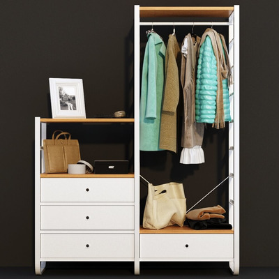 简易衣柜3D模型（OBJ,FBX,MAX）