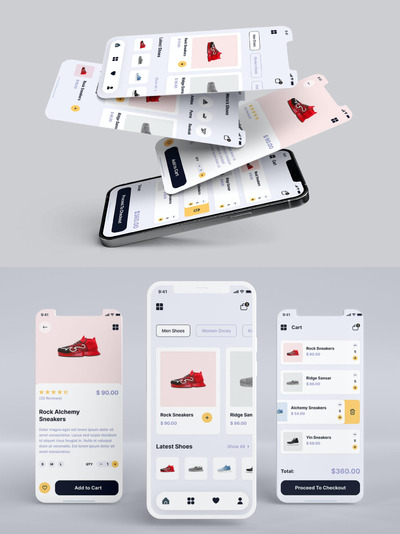 时尚鞋电商App UI工具包(FIG)
