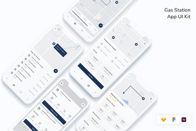 加油站程序UI工具包(FIG,SKETCH,XD)