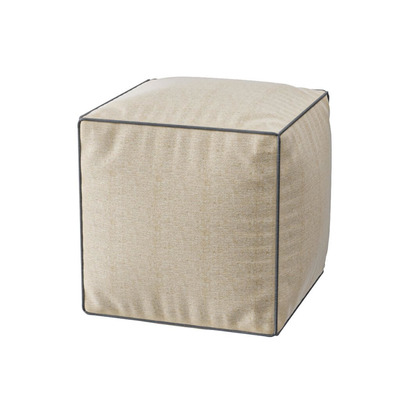 米色方形布艺沙发凳3D模型（OBJ,FBX,MAX）