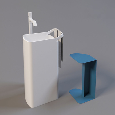 Kos Lab洗脸盆3D模型（OBJ,FBX,MAX）