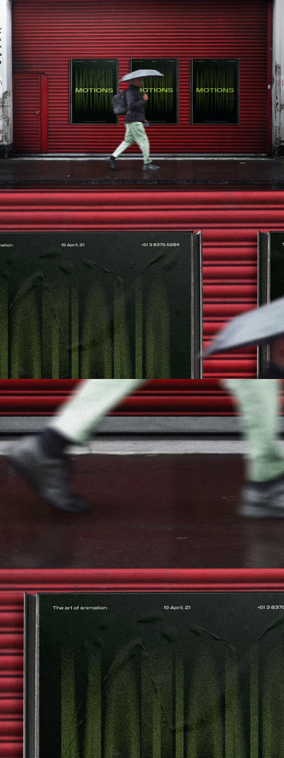 广告牌海报模型(PSD)