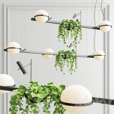 盆景和灯3D模型（FBX,MAX）