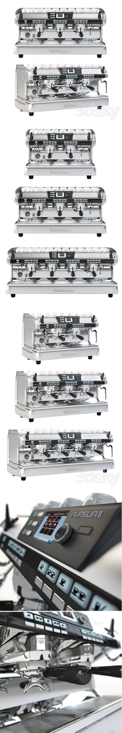 大型厨房用品3D模型 (MAX,OBJ,TEX,3D Models)