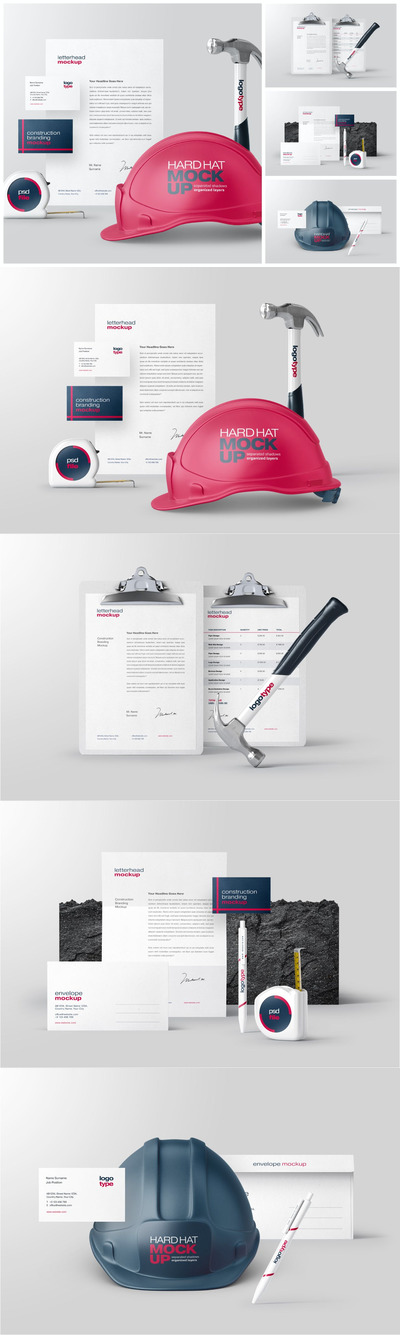 建筑品牌模型集(PSD)